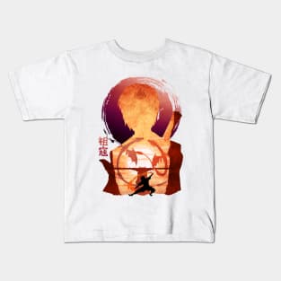 Minimalist Silhouette Zuko Kids T-Shirt